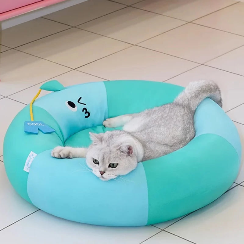 Nature Forme – Floatie-Inspired Cooling Pet Bed for Cats & Small Dogs