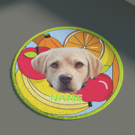 Fruit Season Customized Pet Portrait Carpet