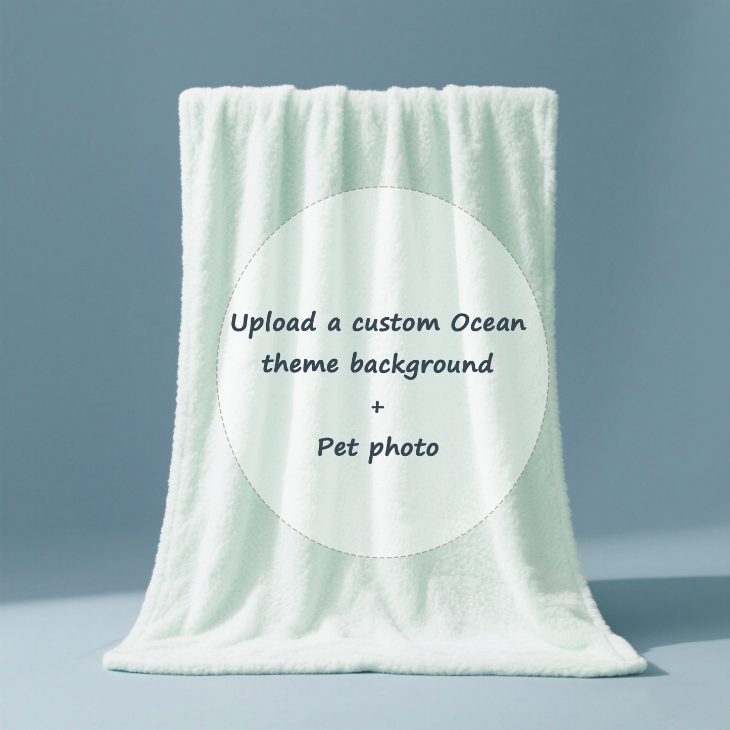 Ocean Rebirth Custom Pet Blanket