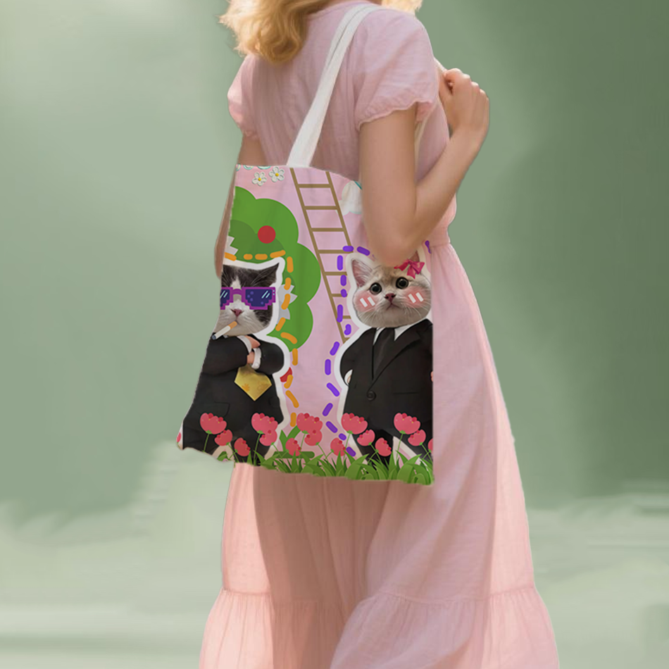 Forest Whisperers Custom Pet Themed Canvas Bags