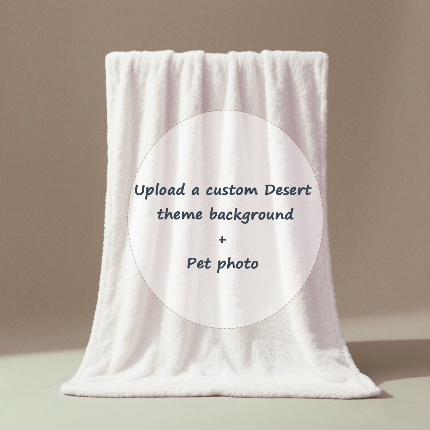 Desert Mirage Custom Pet Blanket