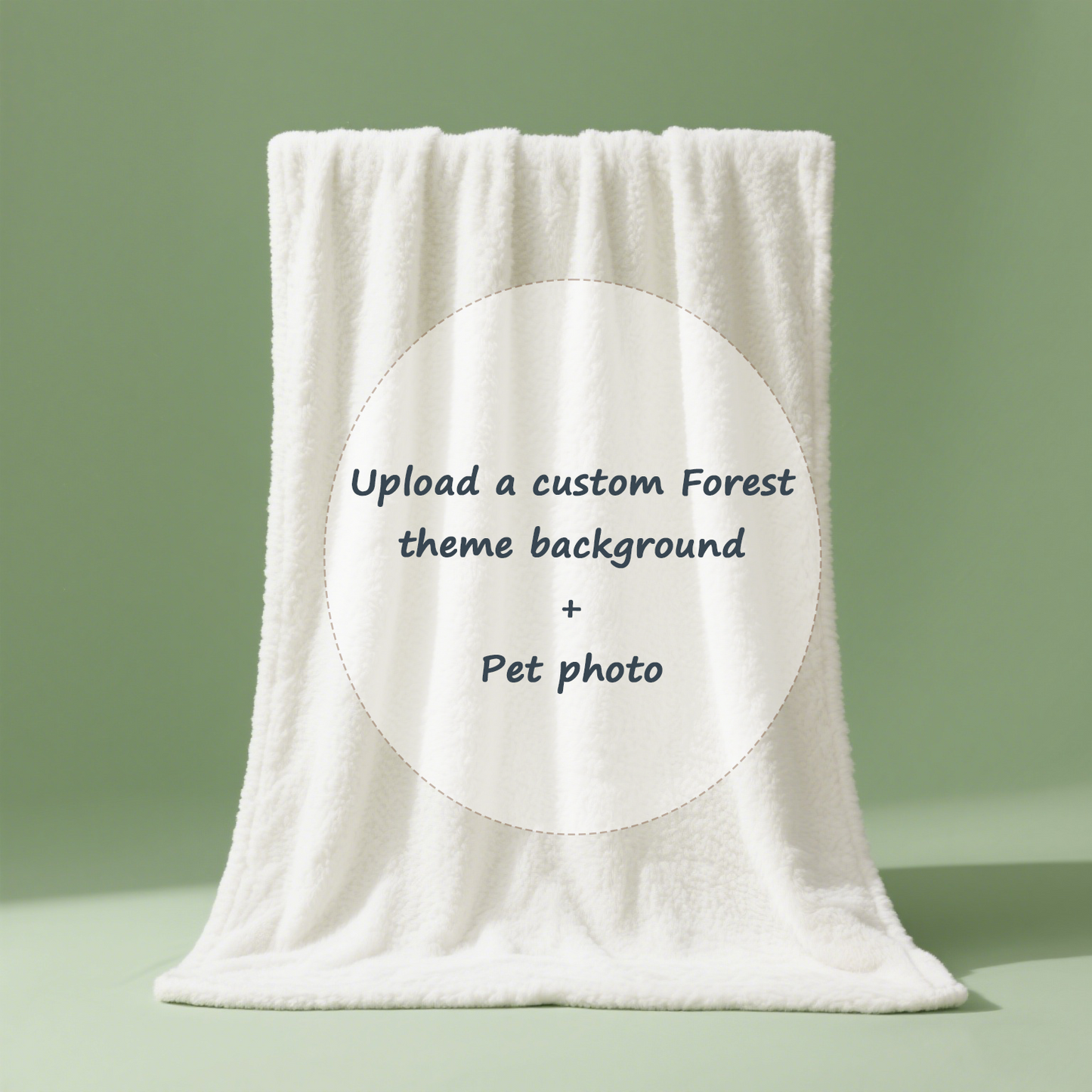 Forest Whispers Custom Pet Blanket