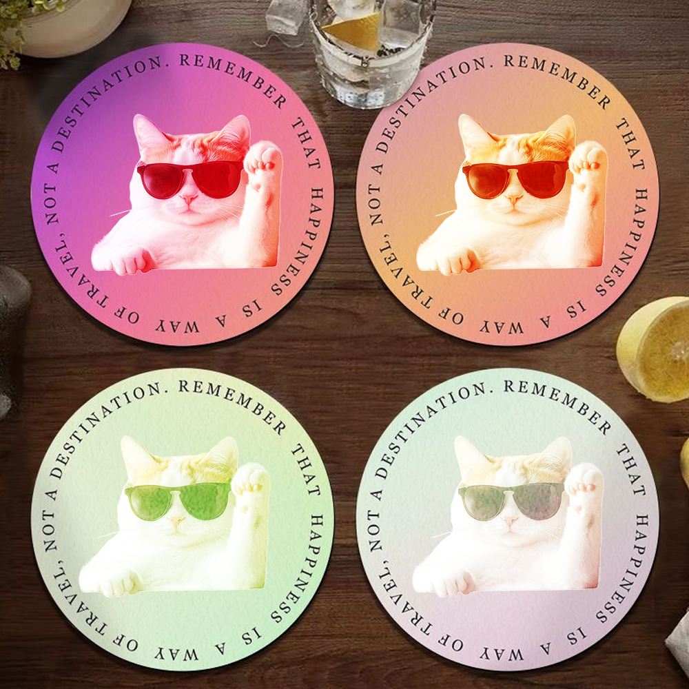 DIY-Petfoto-kustomisiertes keramisches wärmeisolierendes Untersetzer