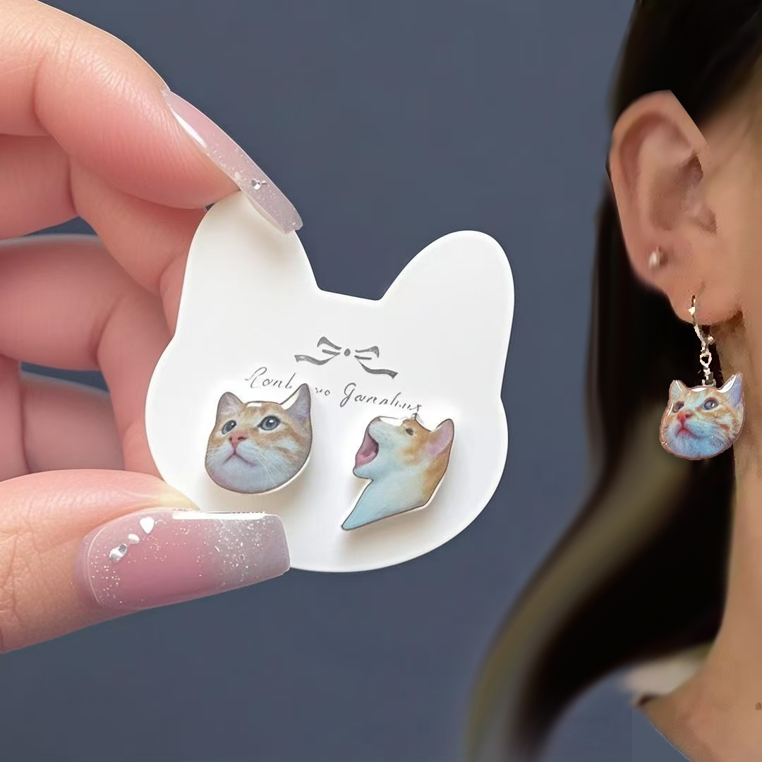 Persönliche Pet - Portrait - Ohrschmuck gestalten