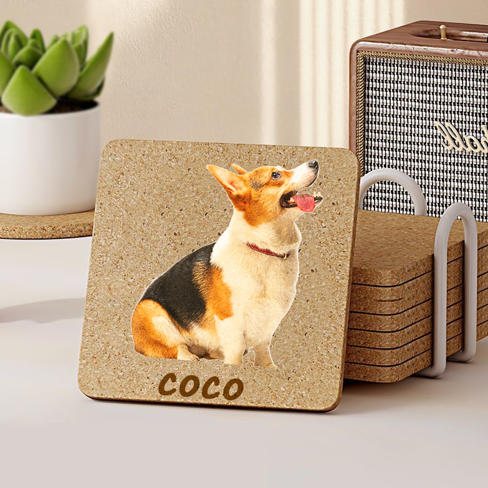 DIY-Petfoto-kustomisiertes keramisches wärmeisolierendes Untersetzer
