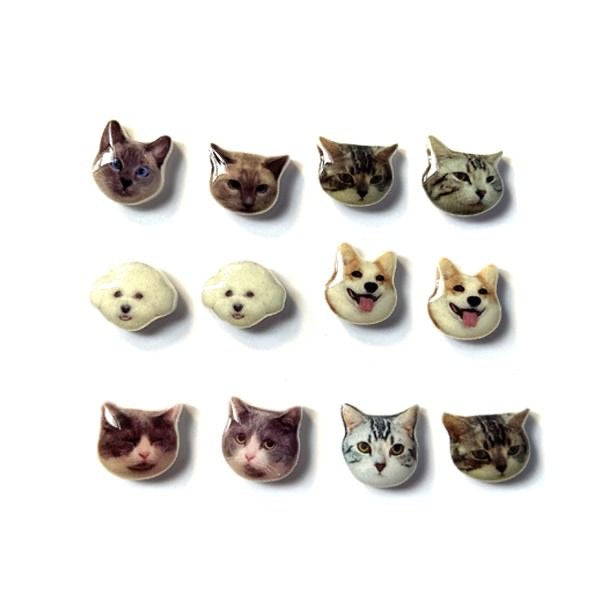 Persönliche Pet - Portrait - Ohrschmuck gestalten