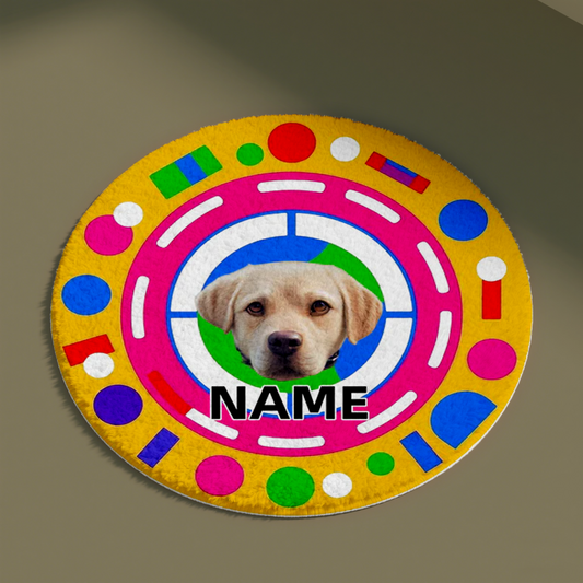 Dopamine Customized Pet Portrait Carpet