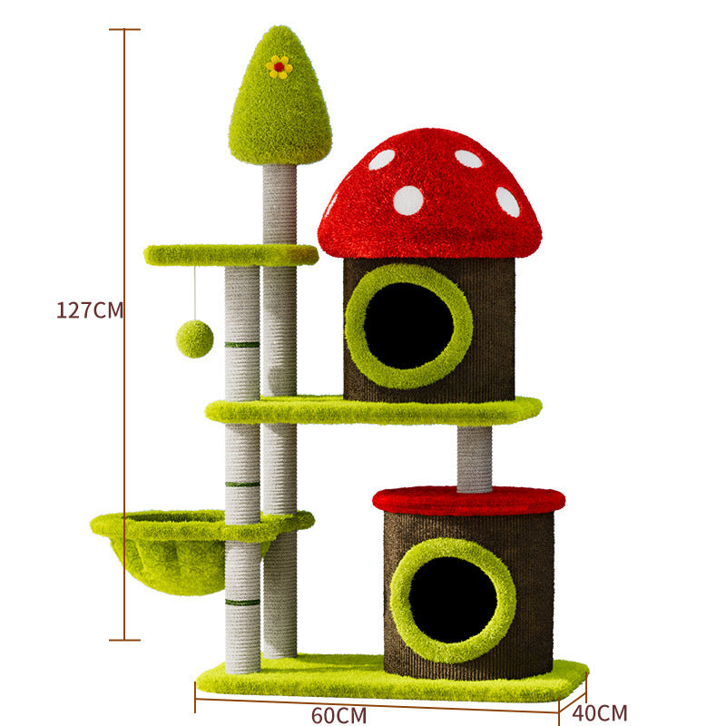 Nature Forme – Woodland Hide & Climb Mushroom Cat Tree