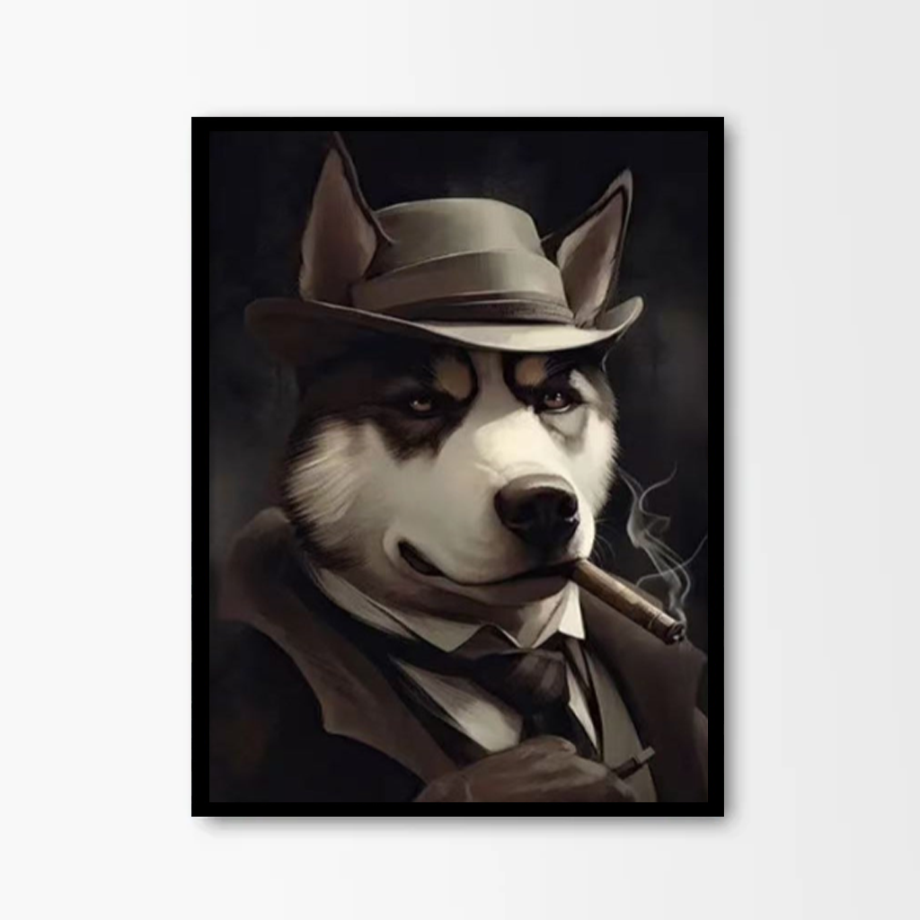 Porträt von Holmes' Hund als Haustier