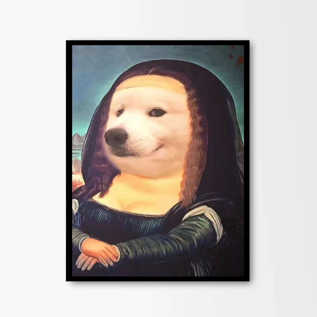 Pet Version the Mona Lisa smile