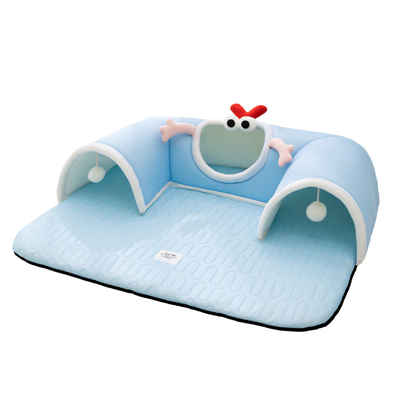 Cat tunnel play and sleep all-in-one cat bed pet bed