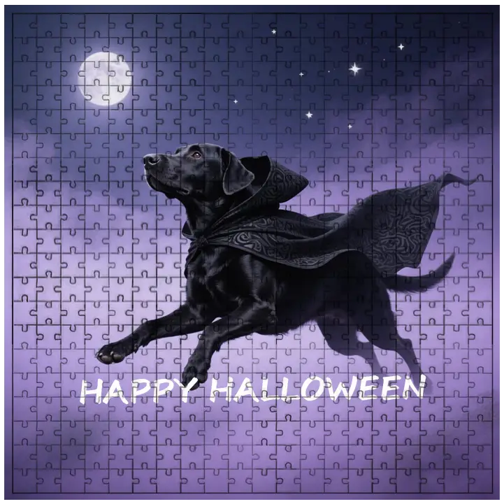 Halloween Customized Pet Portrait Puzzle