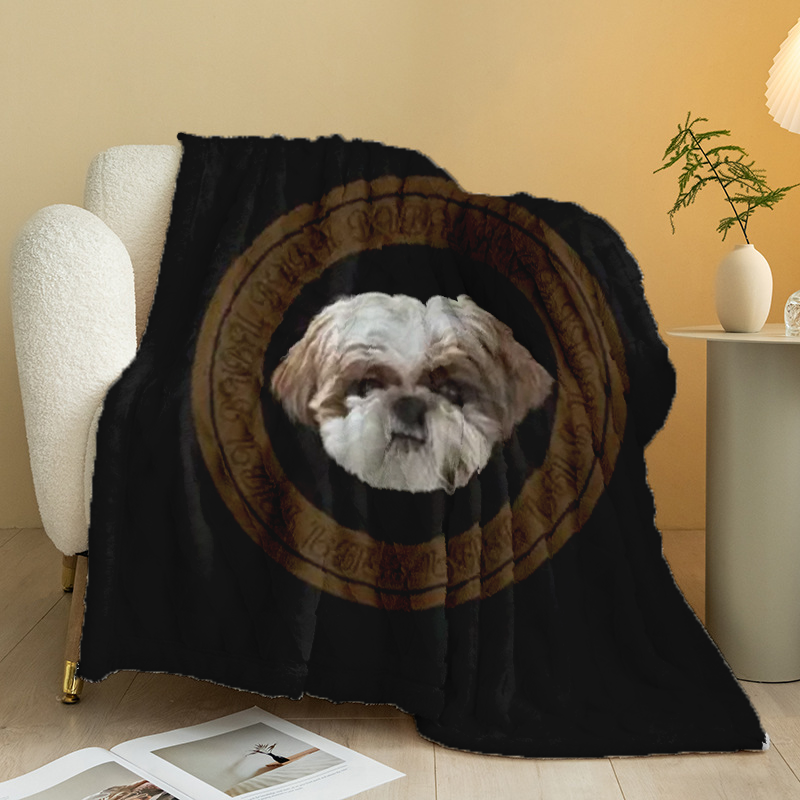 Vintage Customized Pet Blanket