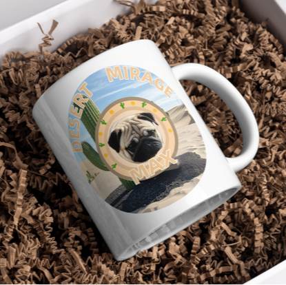 Desert Mirage Customized Pet Mug