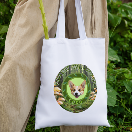 Forest Whisperers Custom Pet Themed Canvas Bags