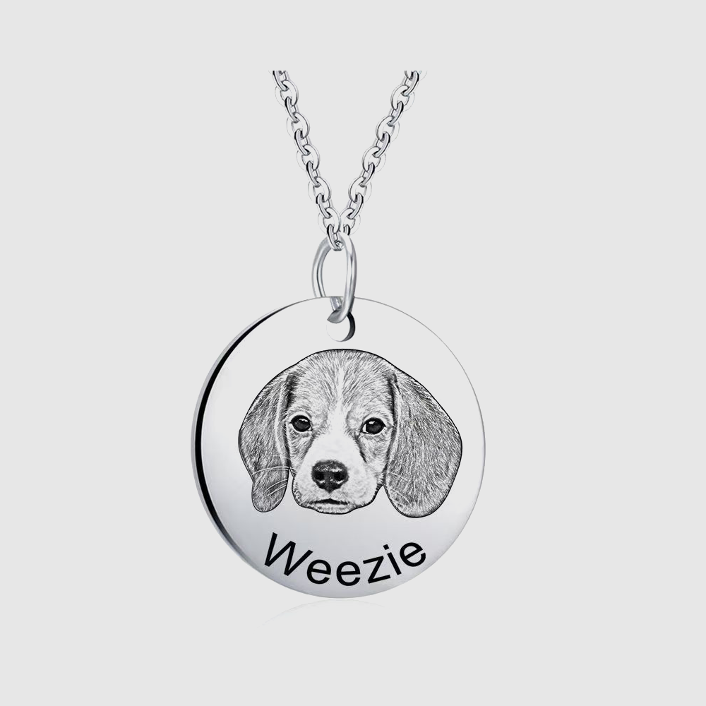 Customize Your Pet Portrait Necklace