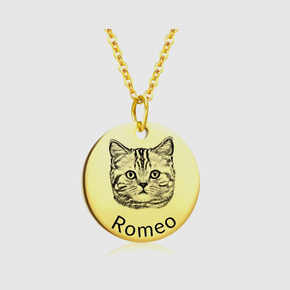 Customize Your Pet Portrait Necklace