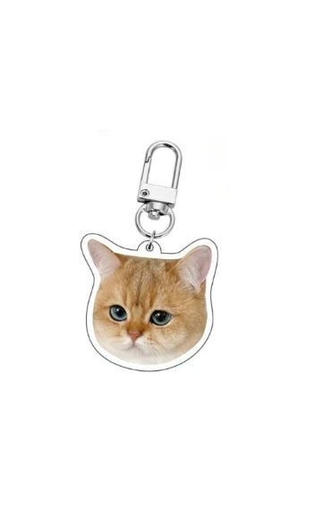 Customize Your Pet Portrait Acrylic Keychain