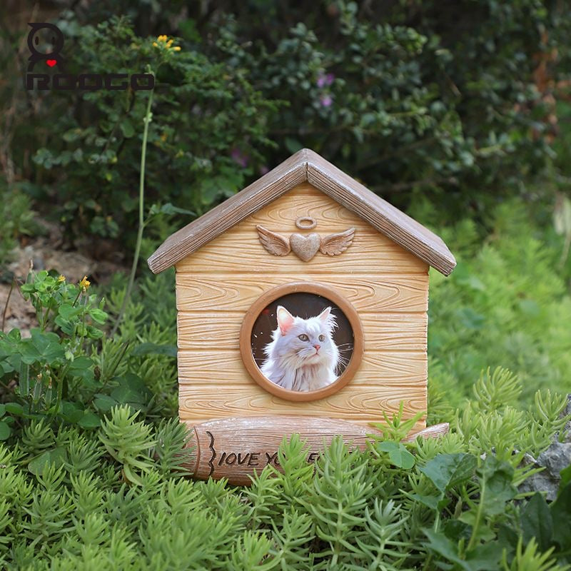 Eternal Wooden House Pet Urn