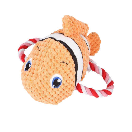 Nature Forme – Ocean Animal Rope Dog Toys with Squeaker & Tug Play