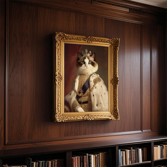 Portrait of the King Customized Pet Painting