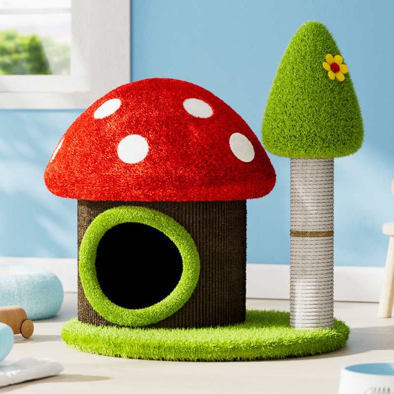 Nature Forme – Woodland Hide & Climb Mushroom Cat Tree
