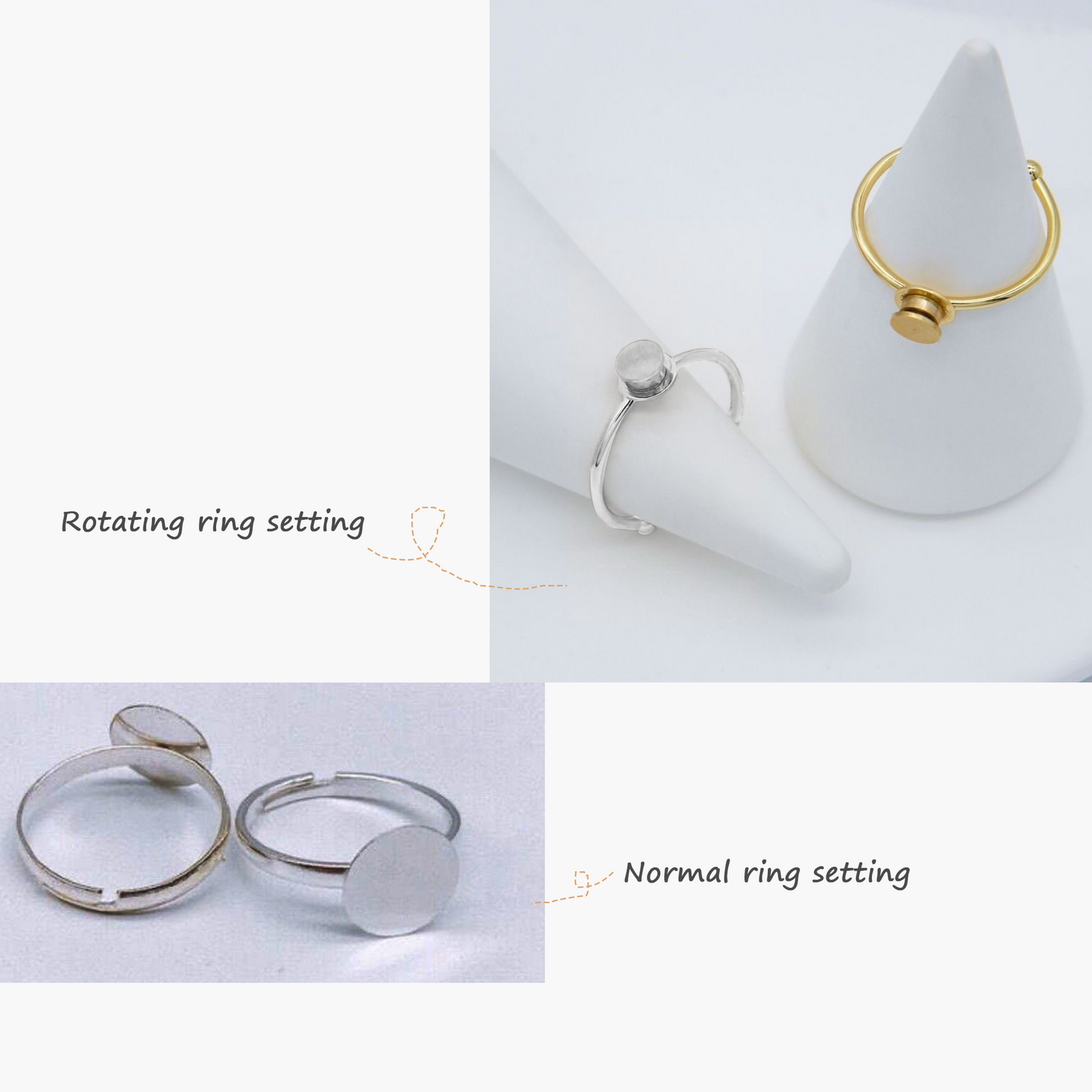 Custom Pet Memorial Acrylic Rings