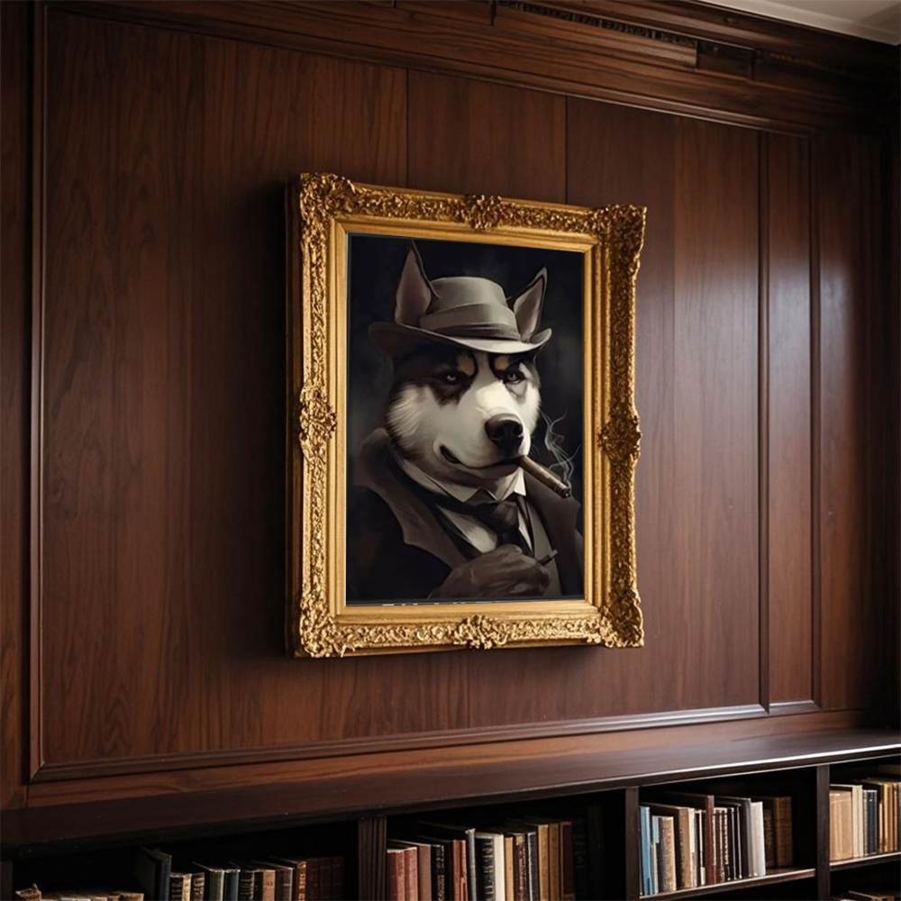 Porträt von Holmes' Hund als Haustier