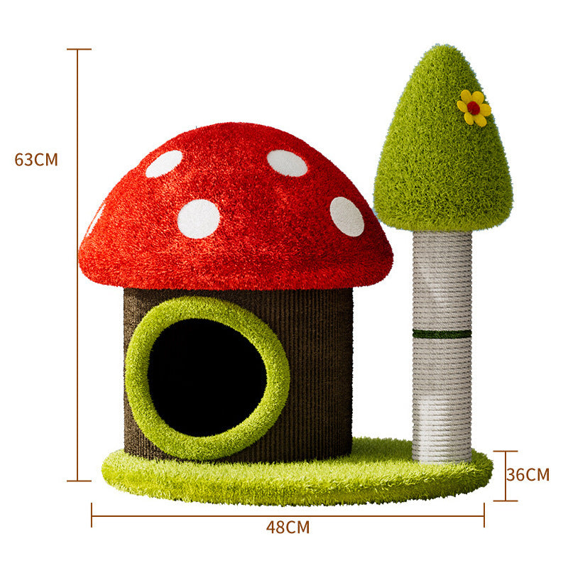 Nature Forme – Woodland Hide & Climb Mushroom Cat Tree