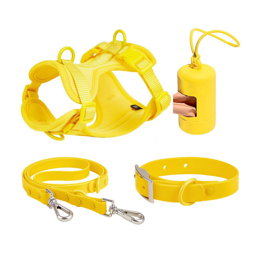 Waterproof PVC 4 - Piece Pet Harness for All Dogs