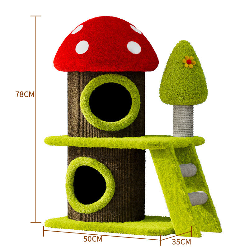 Nature Forme – Woodland Hide & Climb Mushroom Cat Tree