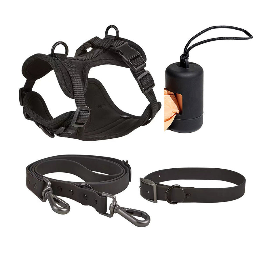 Waterproof PVC 4 - Piece Pet Harness for All Dogs