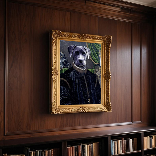 Calm Butler Customized Pet Portrait