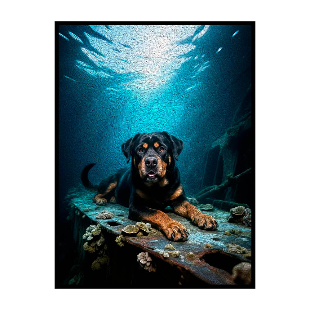 Ocean Rebirth - Individualgemalte Malerei