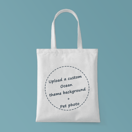 Ocean Rebirth Custom Pet Themed Canvas Bags