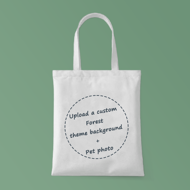 Forest Whisperers Custom Pet Themed Canvas Bags
