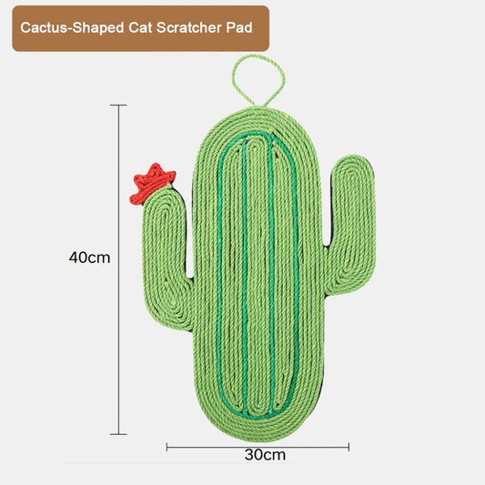 Cactus-Shaped Sisal Cat Scratcher Pad