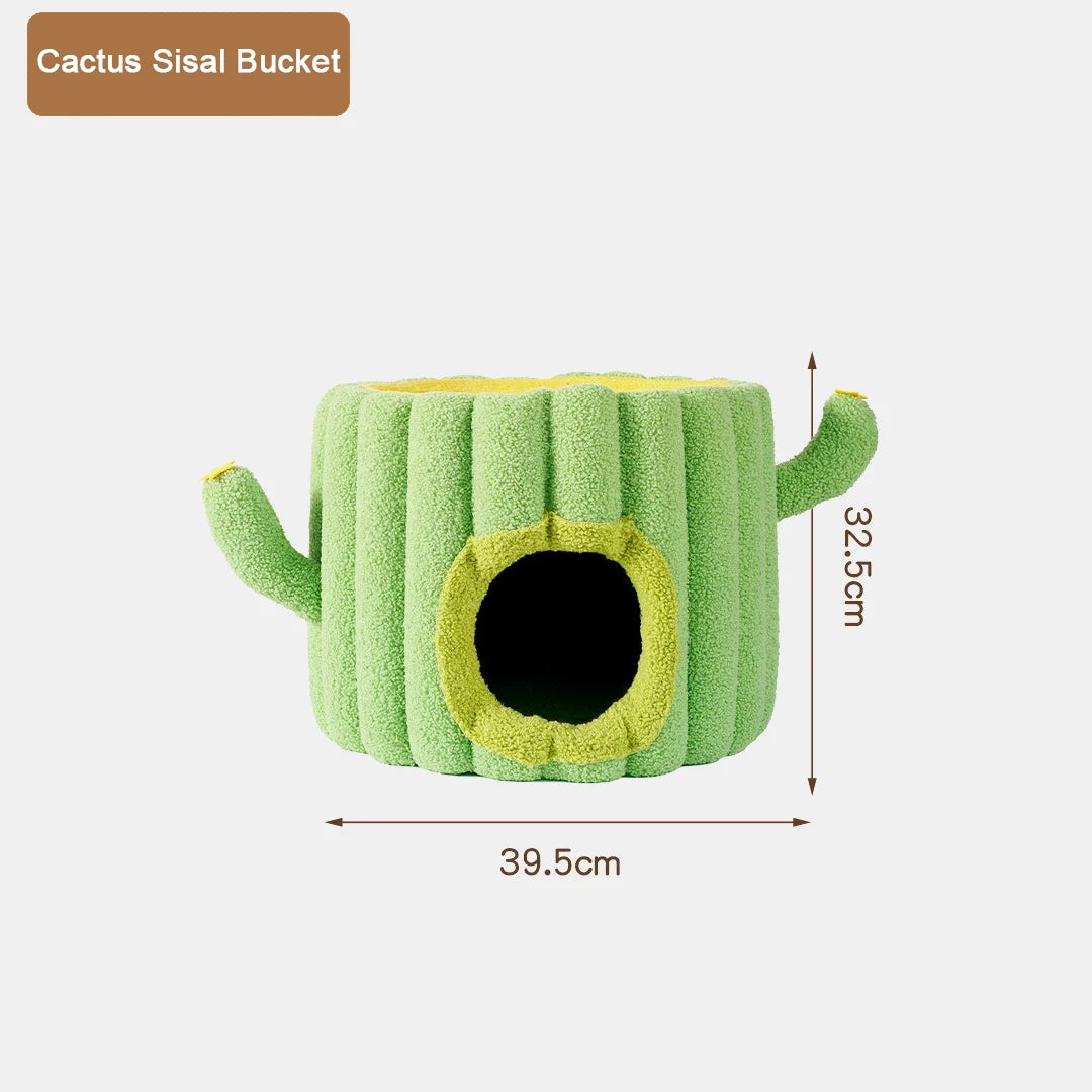 Nature Forme-Cactus Cozy Cat Bed