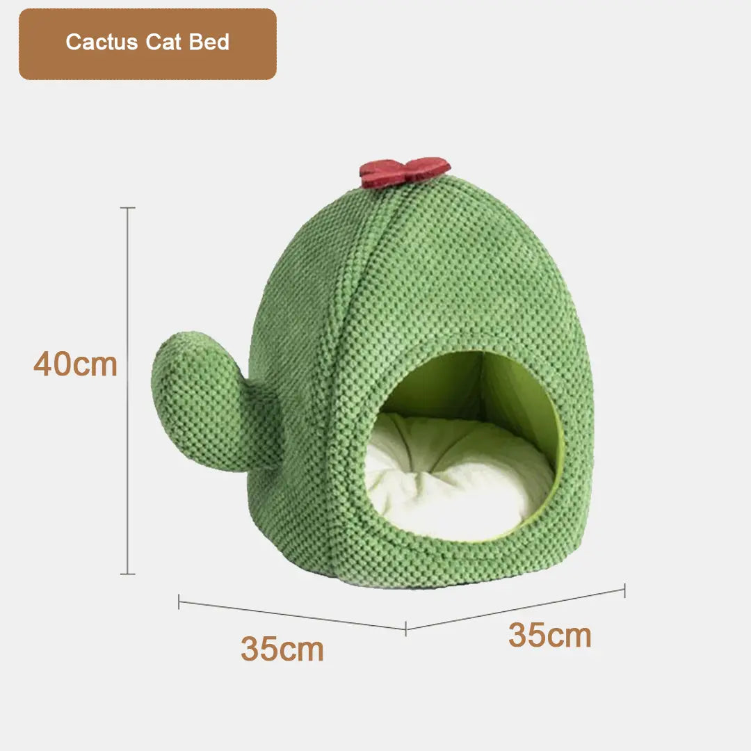 Nature Forme-Cactus Cozy Cat Bed