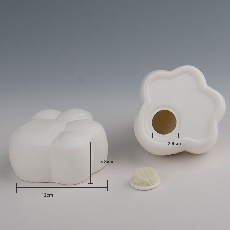 Paw Print Ceramic Pet Urn