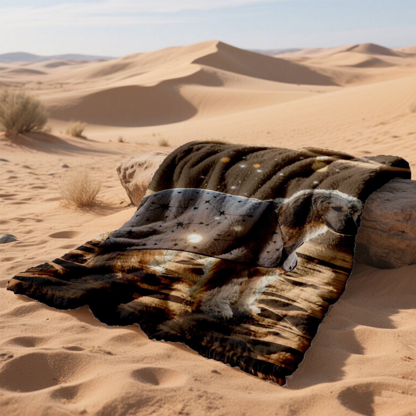 Desert Mirage Custom Pet Blanket