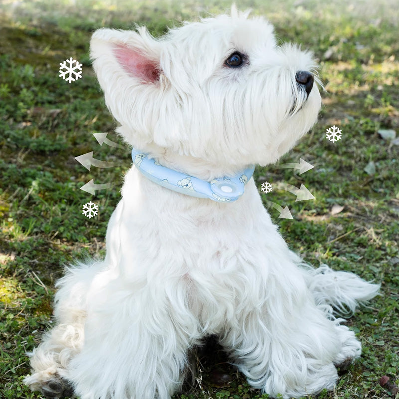 Dog Cooling Collar Cool Ring Cooling Pet Neck Band for Hot Temperatures