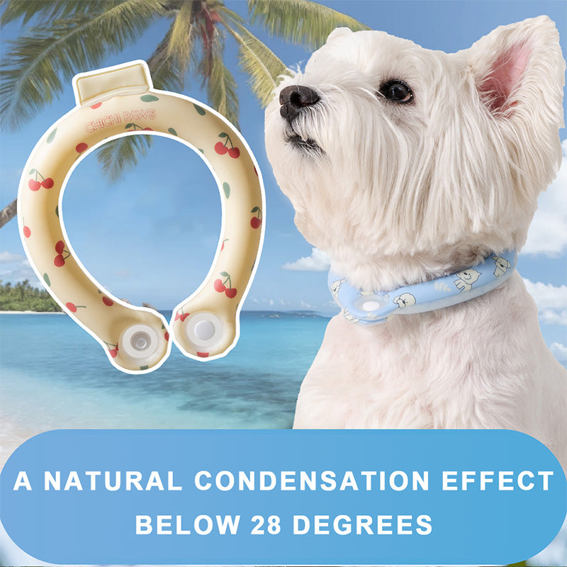 Dog Cooling Collar Cool Ring Cooling Pet Neck Band for Hot Temperatures