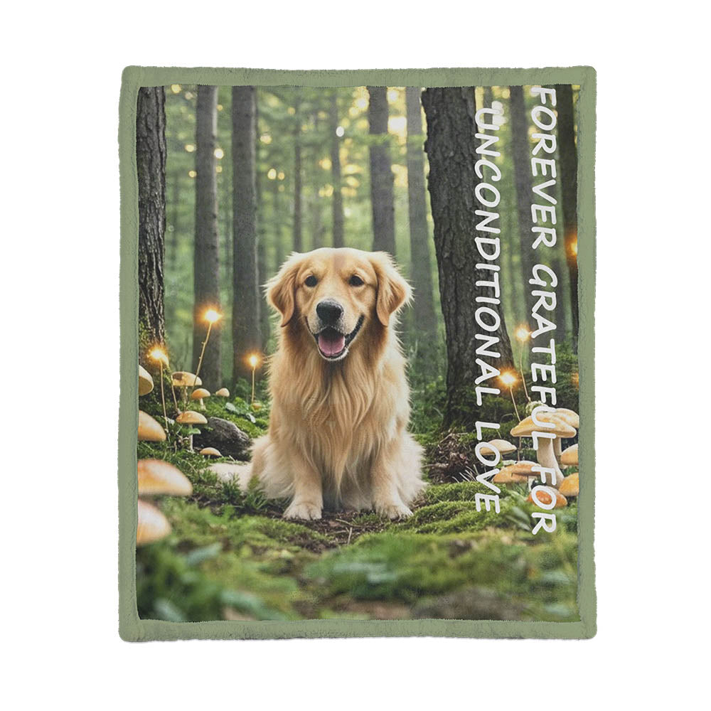 Forest Whispers Custom Pet Blanket