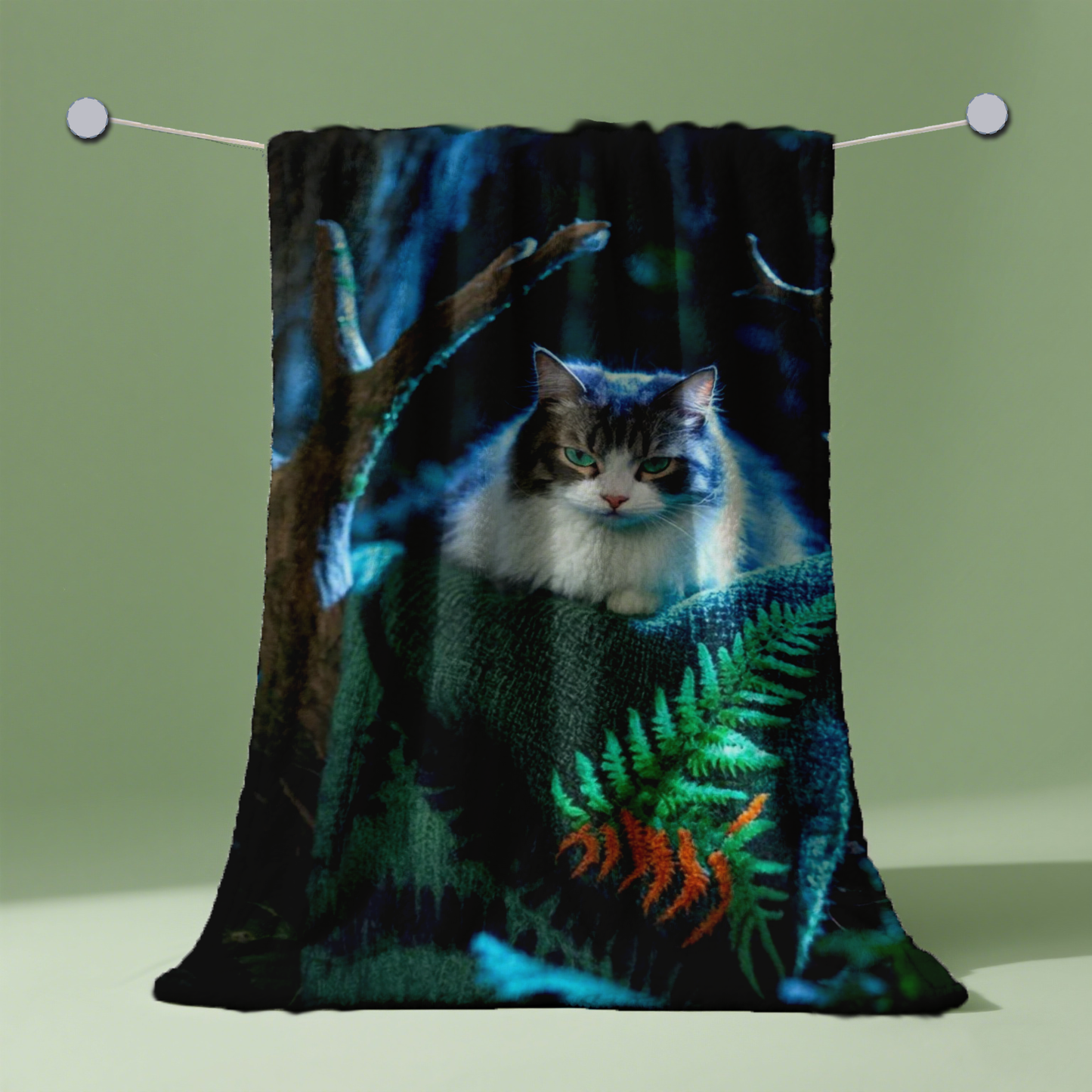 Forest Whispers Custom Pet Blanket