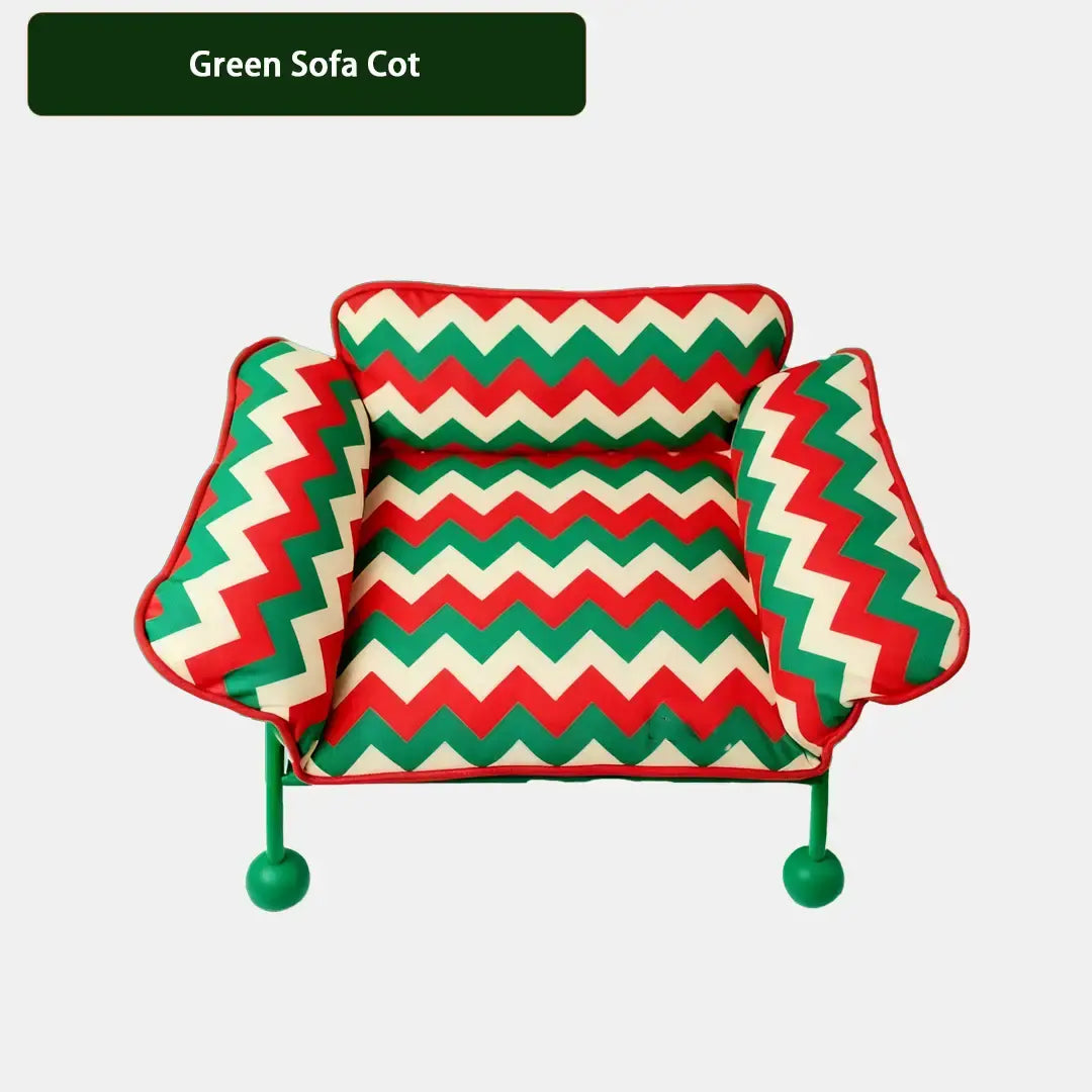 Pawsmas Christmas Edition Pet Sofa Bed