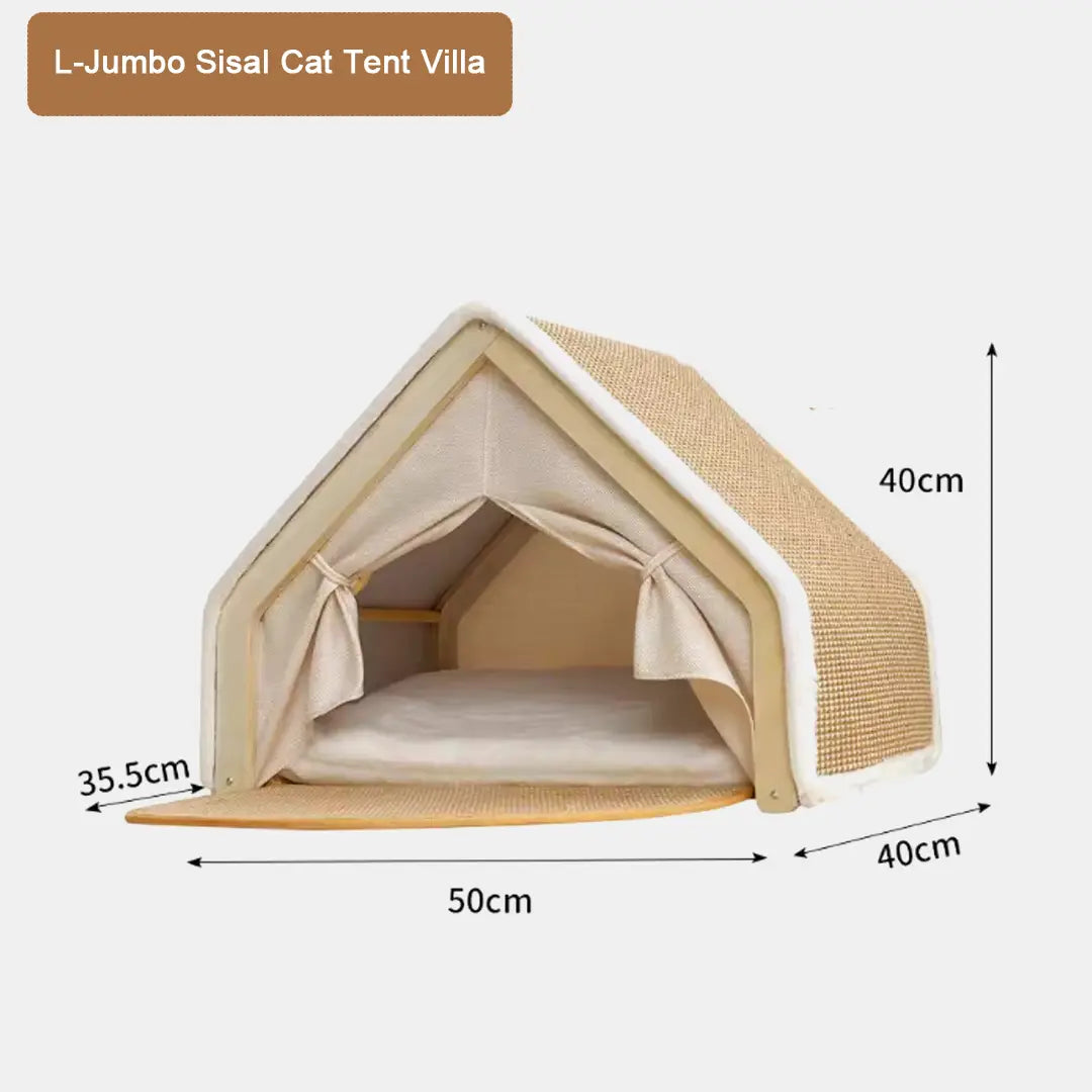 Nature Forme – Jumbo Sisal Cat Tent Villa
