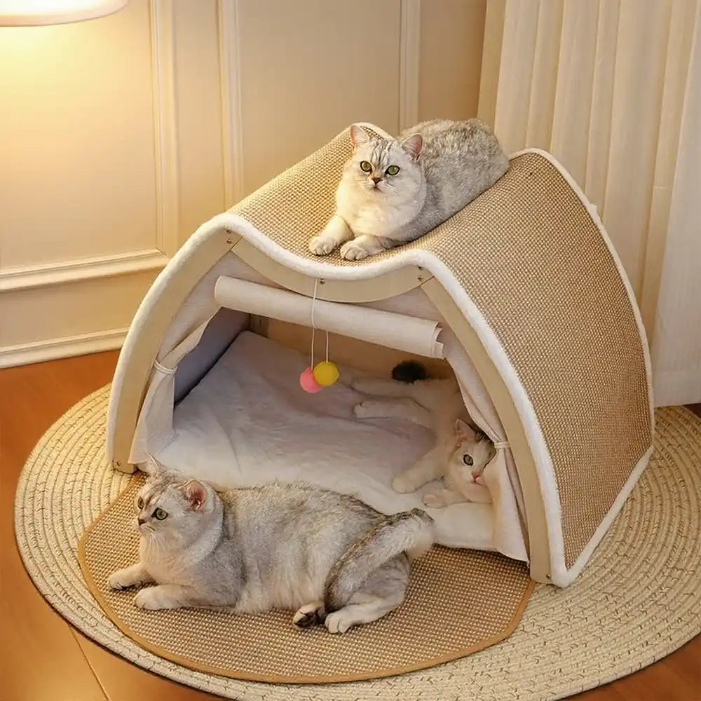 Nature Forme – Jumbo Sisal Cat Tent Villa