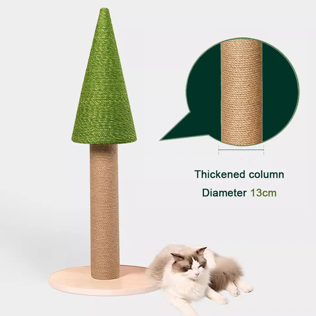 Minimalist Christmas Tree Cat Scratching Post