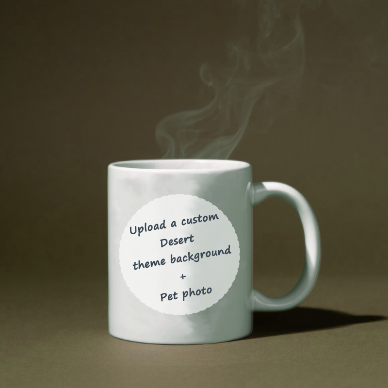 Desert Mirage Customized Pet Mug